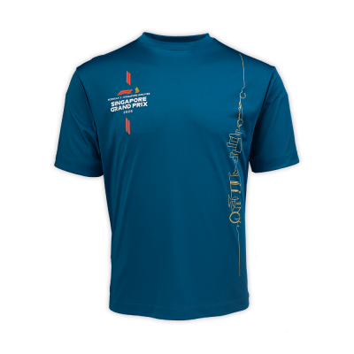 Singapore Skyline Racing Teal Training Tee [Pre-Order]