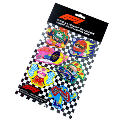 SGP Mascot Characters Reusable Sticker Pack