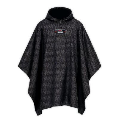 Track All Over Reusable Poncho