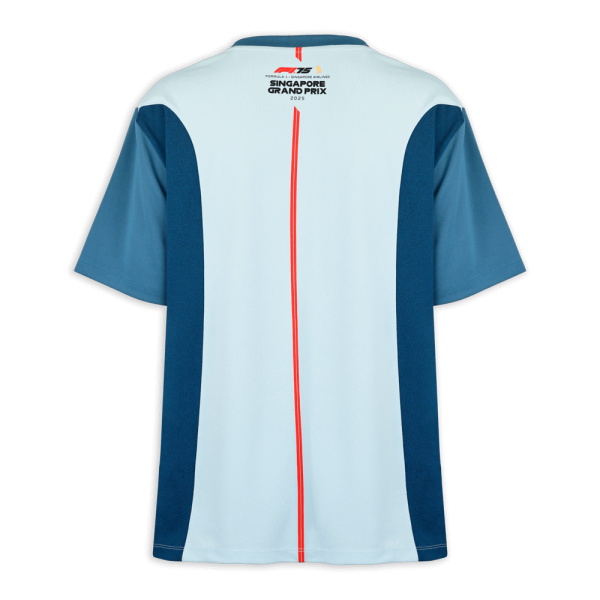 F1®75 Logo & Stripes Sports Starlight Blue ​Tee - Image 2