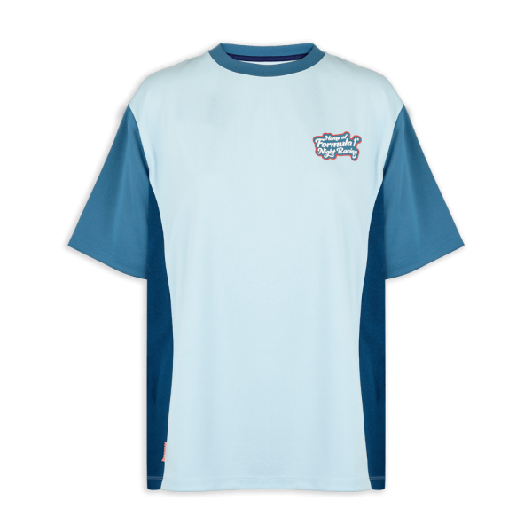 F1®75 Logo & Stripes Sports Starlight Blue ​Tee