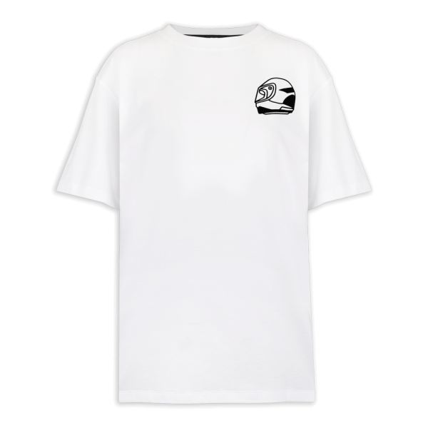 F1®75 Logo & Helmet Regular White Tee