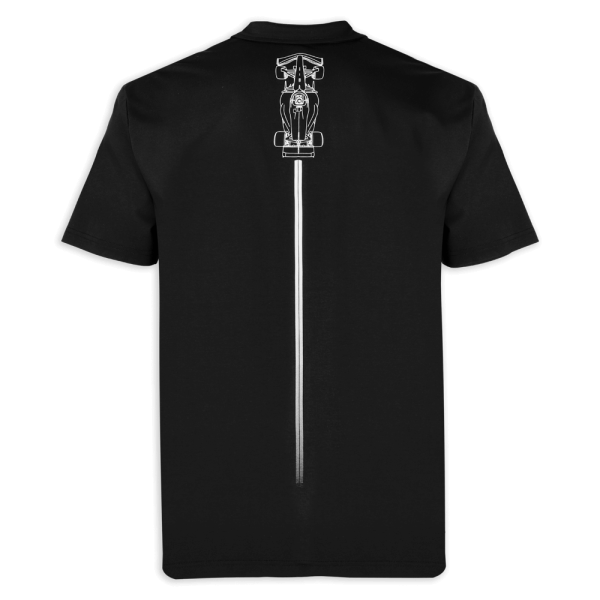 F1®75 Logo & Race Car Regular Black Polo - Image 2