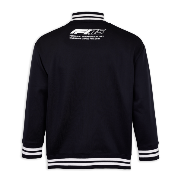 F1®75 Logo & Helmet Varsity Dark Navy Jacket - Image 2