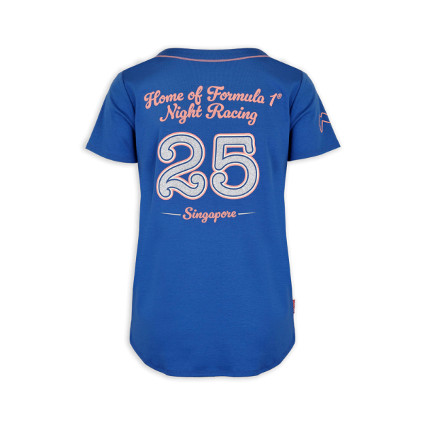 F1®75 & Singapore 25 ​Women's Varsity Blue Tee - Image 2