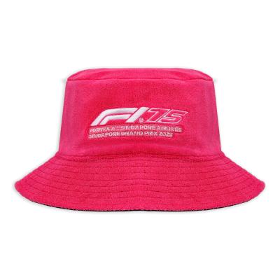 F1®75 Logo Reversible Bucket ​Black/Pink Hat