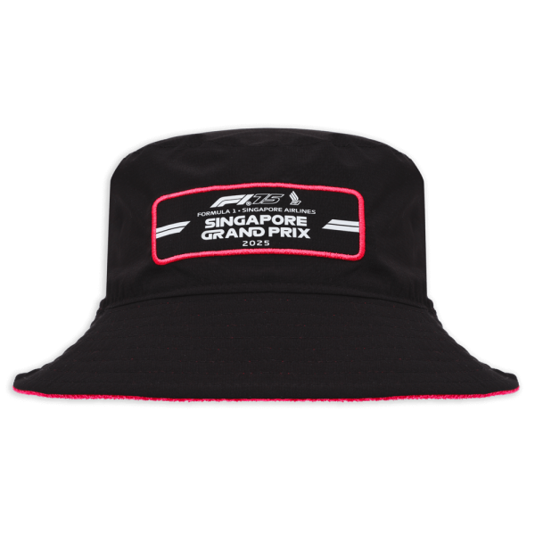 F1®75 Logo Reversible Bucket ​Black/Pink Hat - Image 2