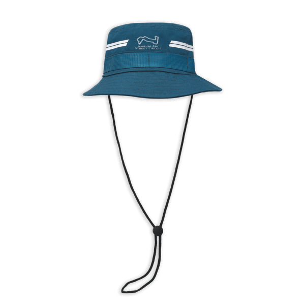 F1®75 & Track Logo Utility Bucket Teal Hat - Image 2