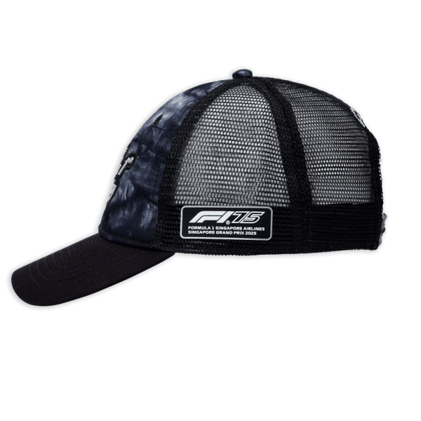 F1®75 Home of Formula 1® Night Racing Trucker Black Cap​ - Image 3