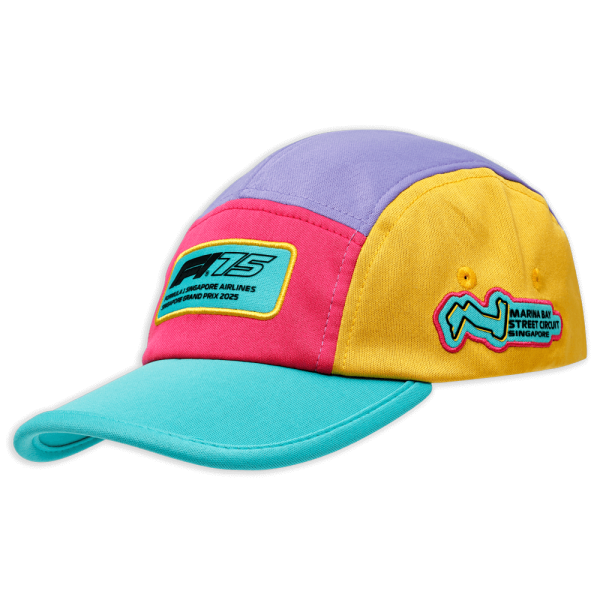 F1®75 Logo Junior Camper Colourblock Cap - Image 4