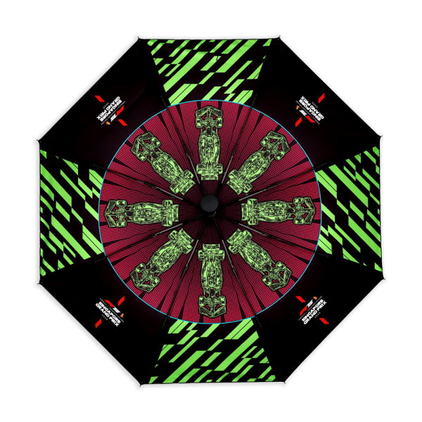 F1®75 Kaleidoscope Cars Reflective Umbrella - Image 4